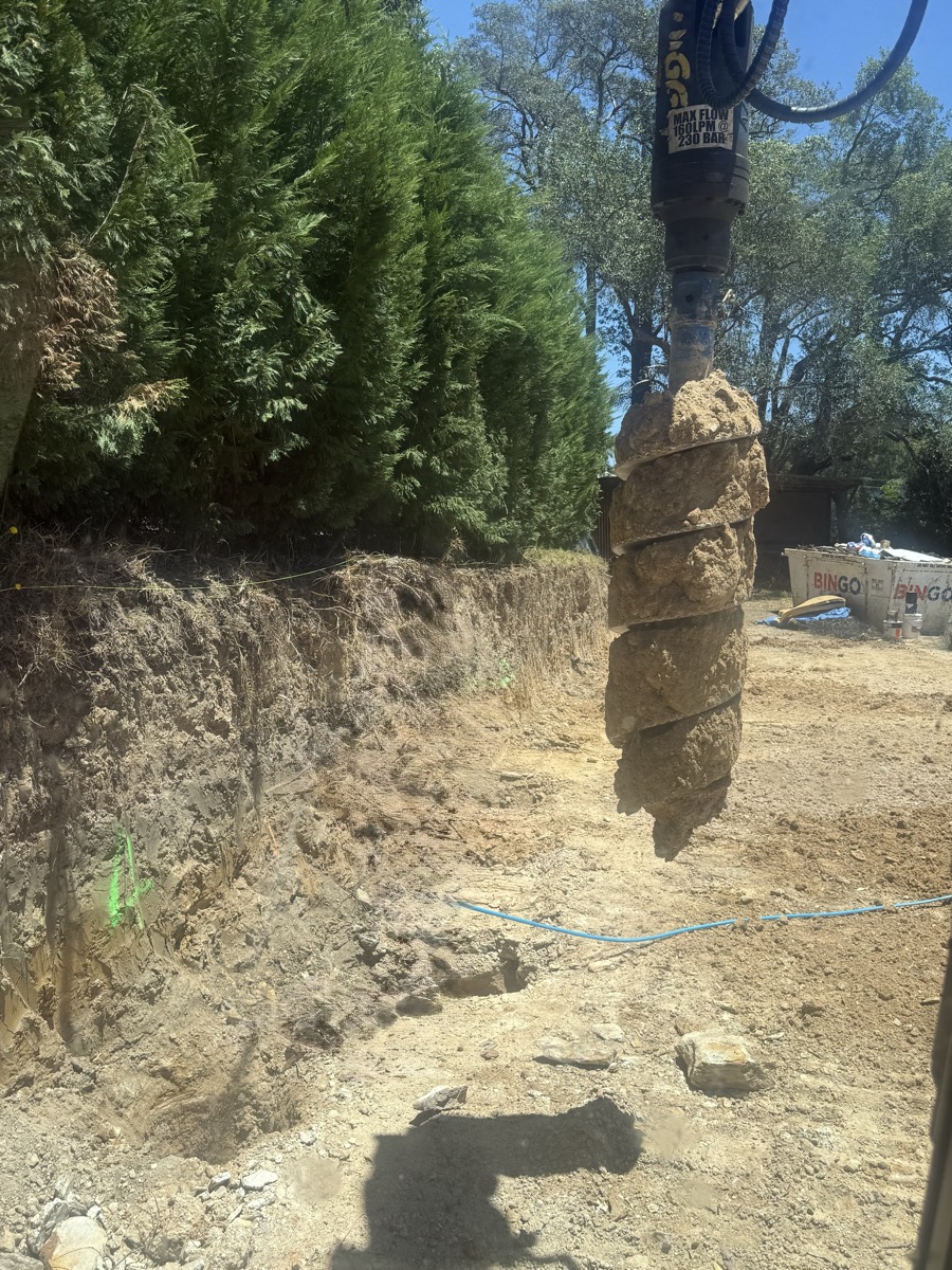 Excavation and earthworks