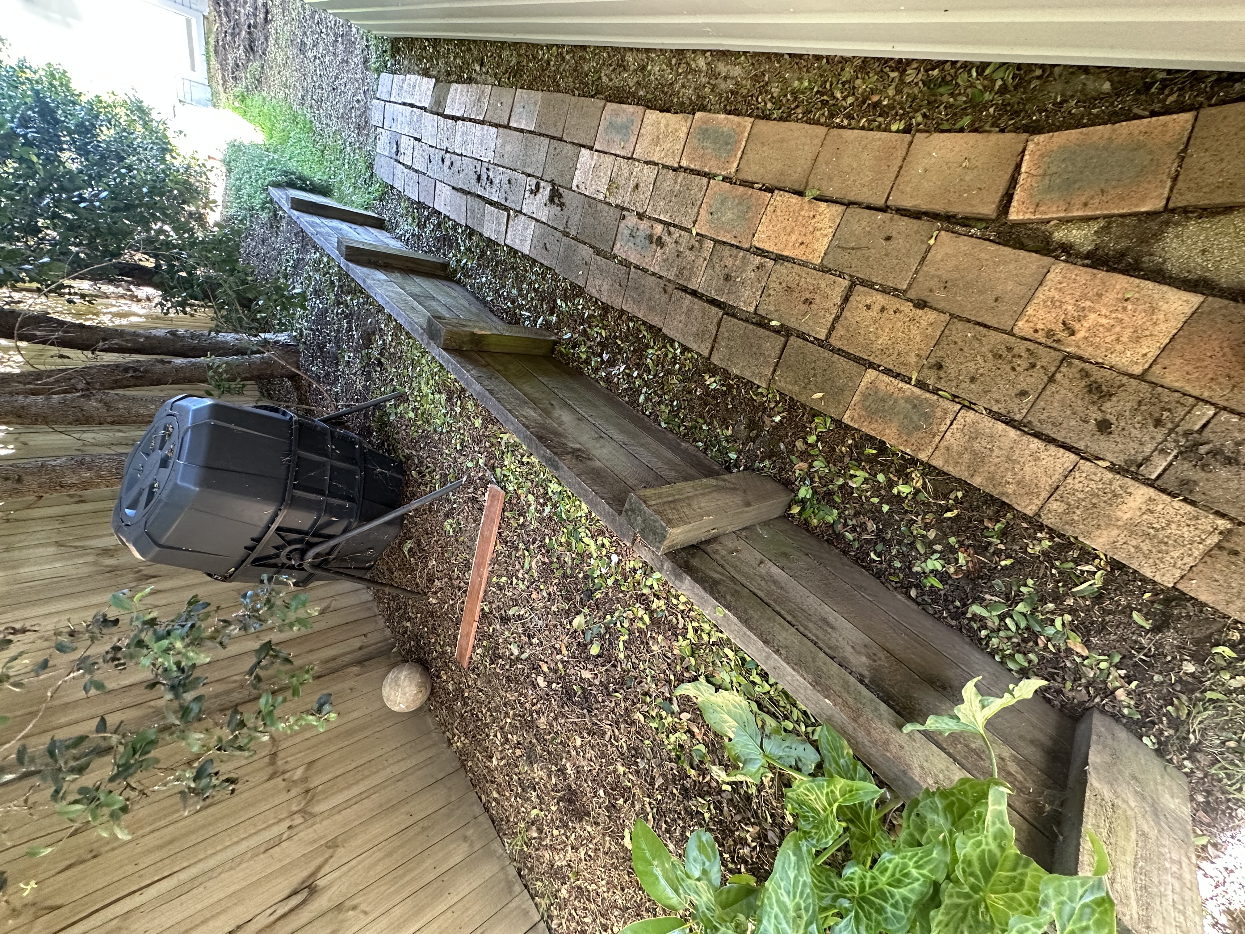 Landscape build before - Elite Landscaping