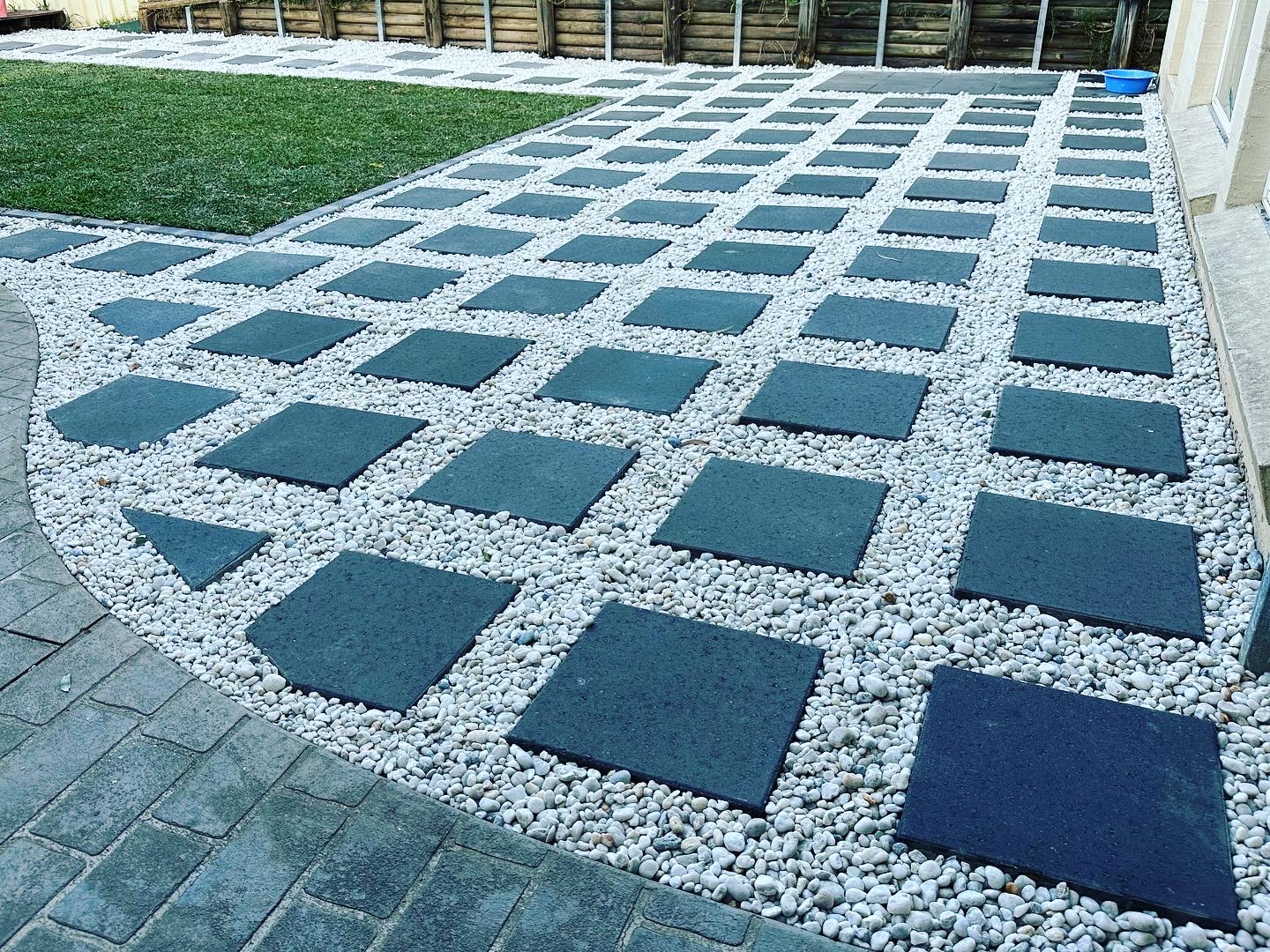 Hardscaping completed - Elite Landscaping